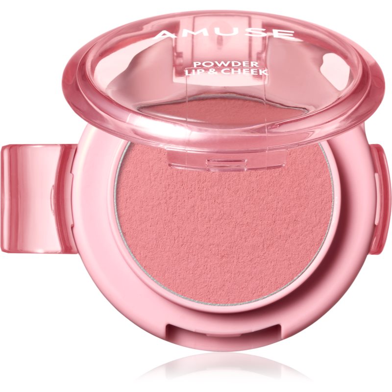 AMUSE Powder Lip & Cheek pudra cremoasa buze si obraz culoare 02 Blossom Rose 4 g