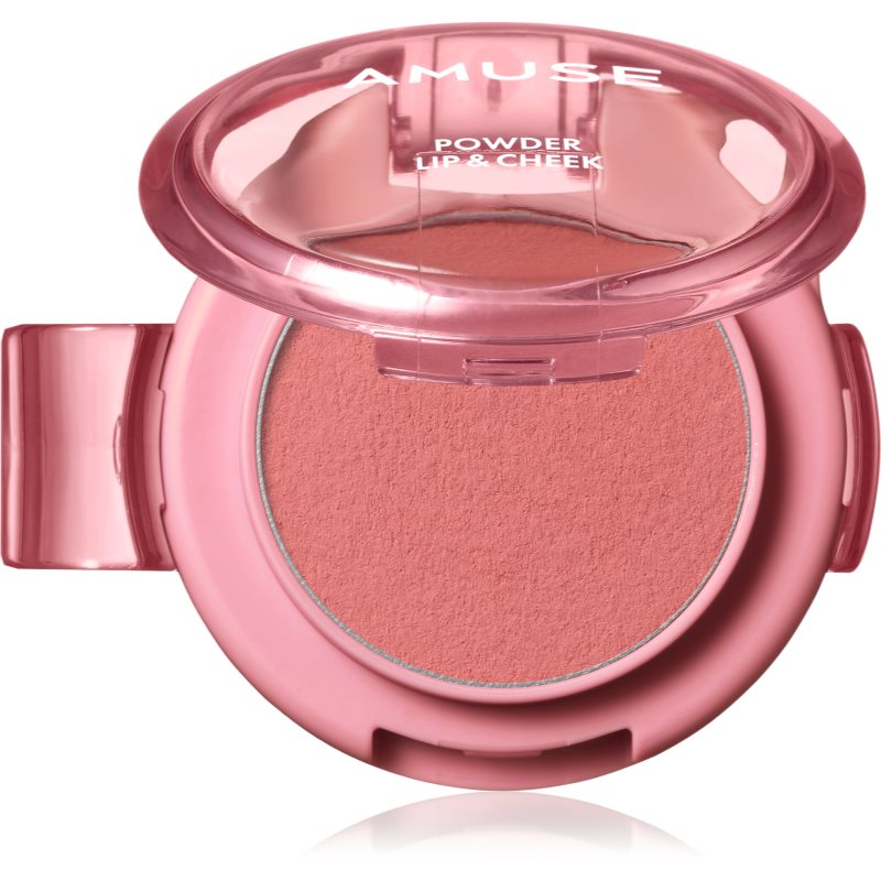AMUSE Powder Lip & Cheek pudra cremoasa buze si obraz culoare 03 Mocha 4 g