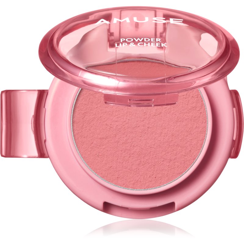 AMUSE Powder Lip & Cheek pudra cremoasa buze si obraz culoare 07 Rose Girl 4 g
