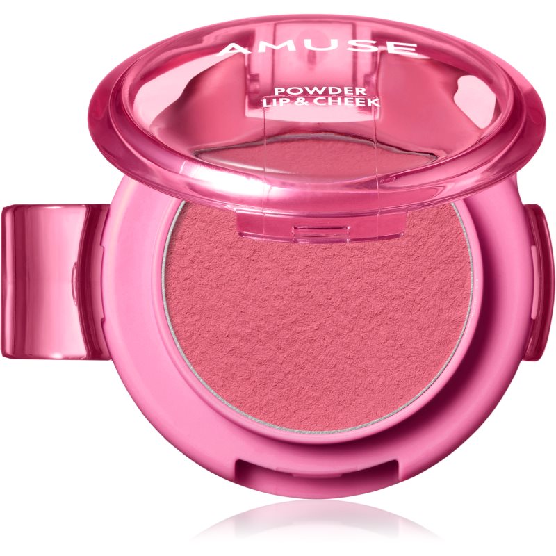AMUSE Powder Lip & Cheek pudra cremoasa buze si obraz culoare 08 Girlfriend 4 g