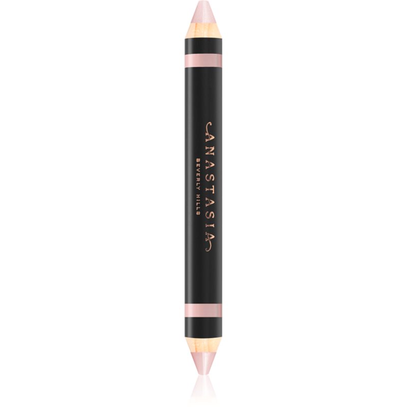 Anastasia Beverly Hills Highlighting Duo Pencil creion iluminator pentru sprâncene culoare Shell/Lace Shimmer 4,8 g