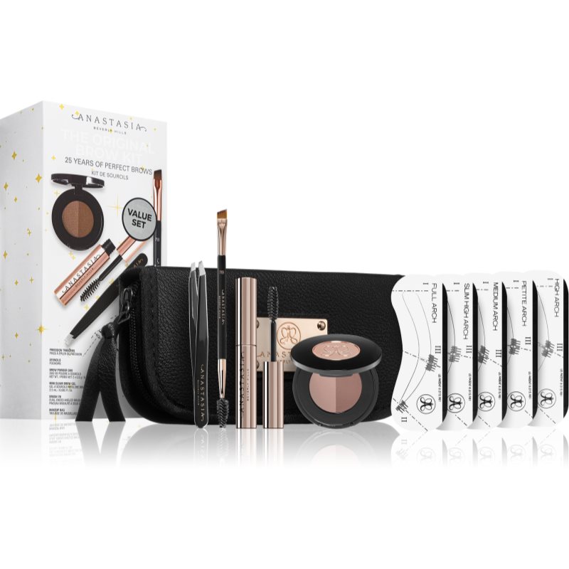 Anastasia Beverly Hills OG Brow Kit set cadou culoare Medium Brown