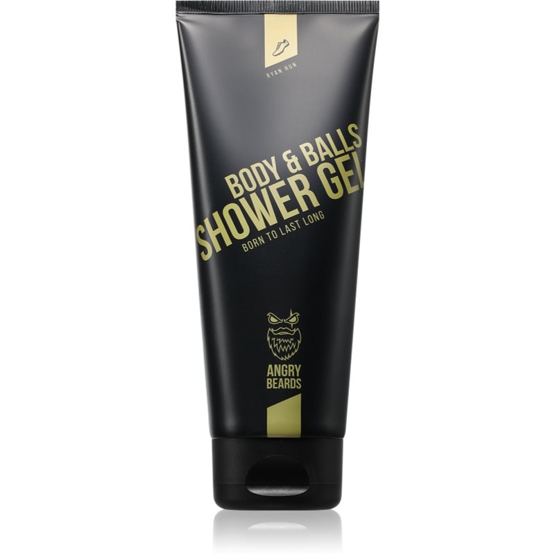 Angry Beards Ryan Run Body&Balls Shower Gel gel de duș pentru barbati 230 ml