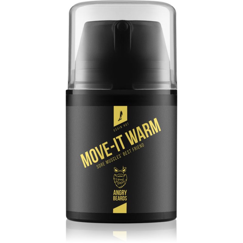 Angry Beards Usain Hot Move-It Warm Gel încălzire pentru relaxarea mușchilor și articulațiilor 50 ml