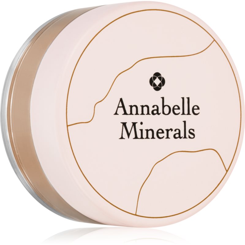 Annabelle Minerals Matte Mineral Foundation pudra pentru make up cu minerale pentru un aspect mat culoare Golden Medium 4 g