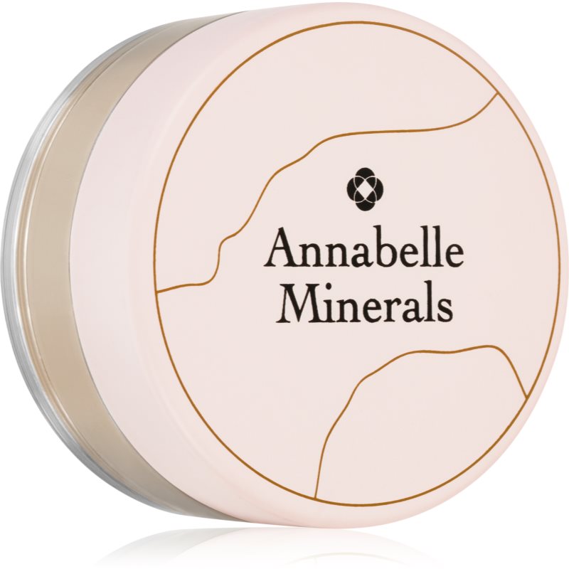 Annabelle Minerals Coverage Mineral Foundation pudra pentru make up cu minerale pentru look perfect culoare Golden Fairest 4 g
