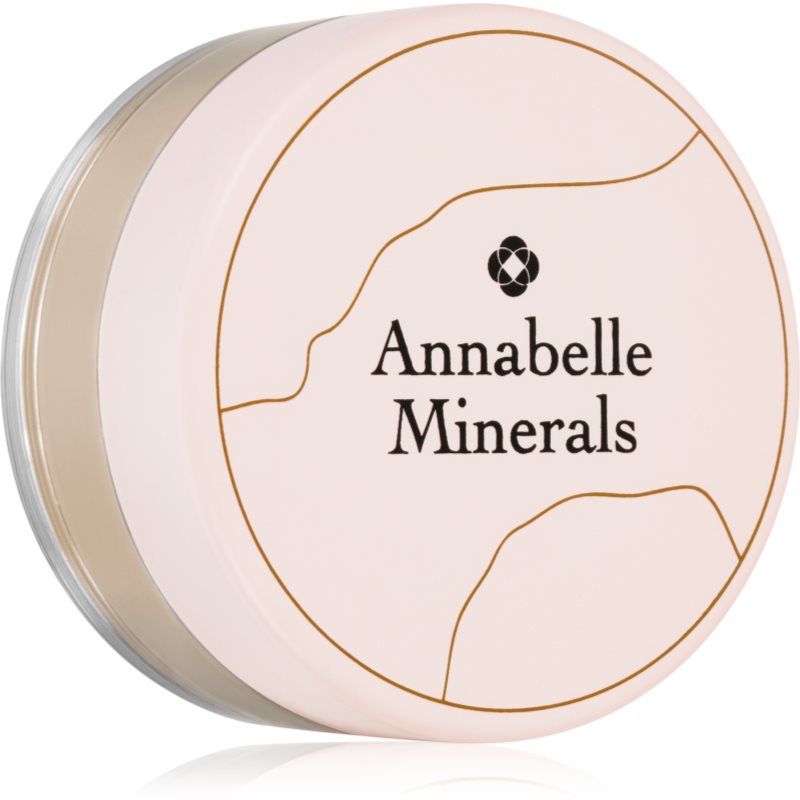 Annabelle Minerals Matte Mineral Foundation pudra pentru make up cu minerale pentru un aspect mat culoare Golden Fairest 4 g