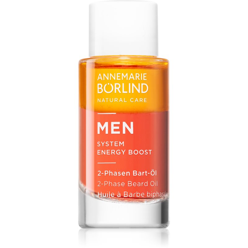 ANNEMARIE BÖRLIND MEN SYSTEM ENERGY BOOST ulei hidratant pentru față și barbă pentru bărbați 30 ml