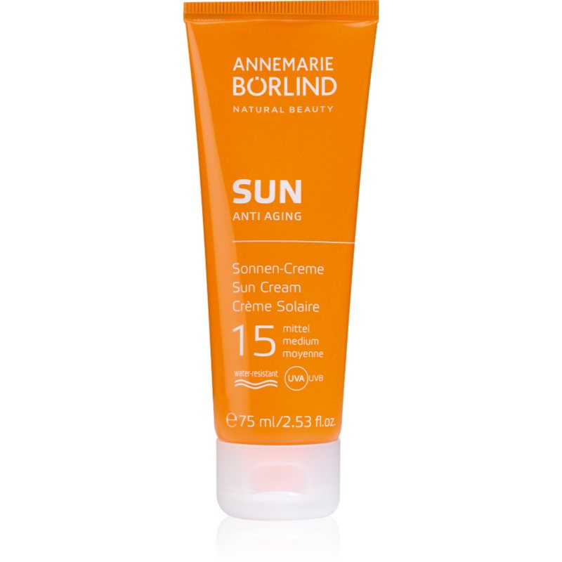 ANNEMARIE BÖRLIND SUN ANTI-AGING crema pentru bronzat piele anti-imbatranire SPF 15 75 ml