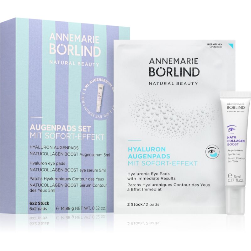 ANNEMARIE BÖRLIND EYES & LIPS Eye Pads Set set de hidratare intensă zona ochilor