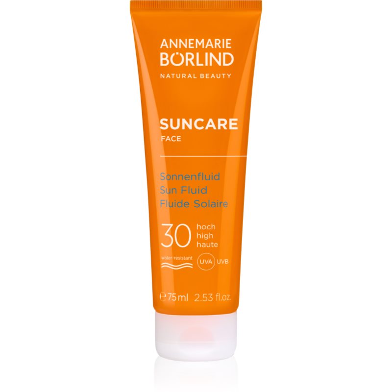 ANNEMARIE BÖRLIND SUNCARE fluid piele plaja SPF 30 75 ml