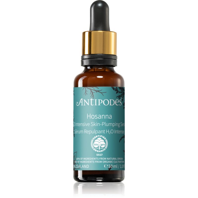 Antipodes Hosanna H₂O Intensive Skin-Plumping Serum ser cu hidratare intensă faciale 30 ml