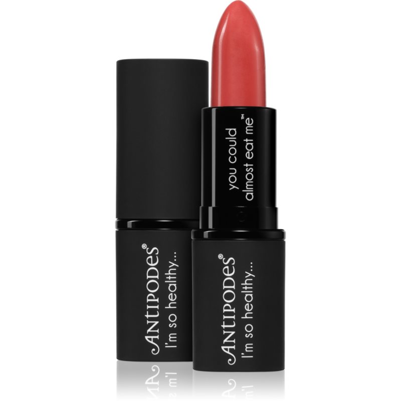 Antipodes Moisture-Boost Natural Lipstick ruj nutritiv culoare Dusky Sound Pink 4 g
