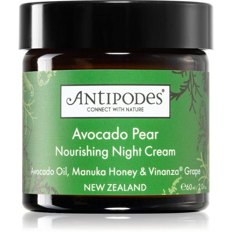 Antipodes Avocado Pear Collagen-Boosting Night Cream crema de noapte nutritiva faciale 60 ml