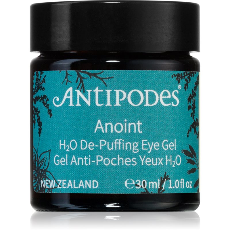 Antipodes Anoint H2o De-puffing Eye Gel Gel De Ochi Hidratant Impotriva Umflaturilor 30 Ml