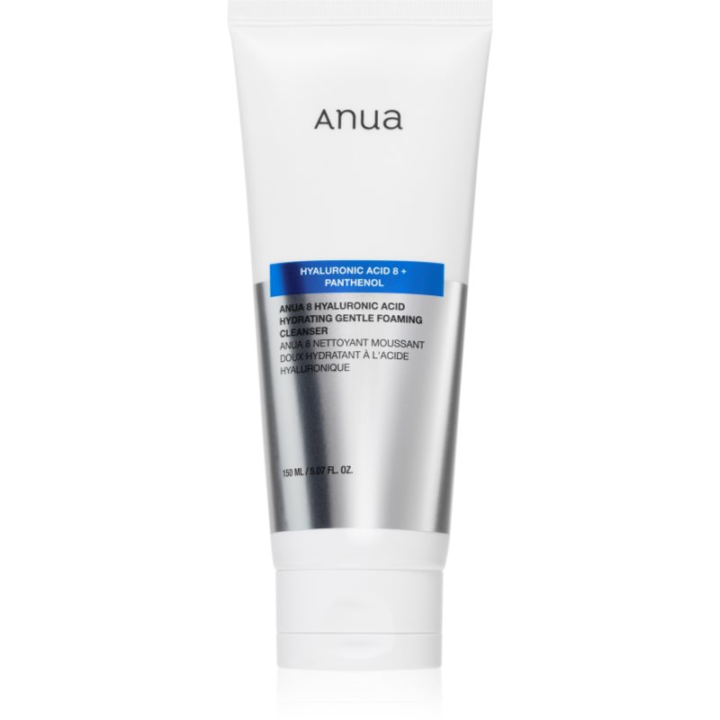 Anua Hyaluronic Acid 8 Moisturizing Gentle Gel Cleanser demachiant spumant delicat cu acid hialuronic 150 ml
