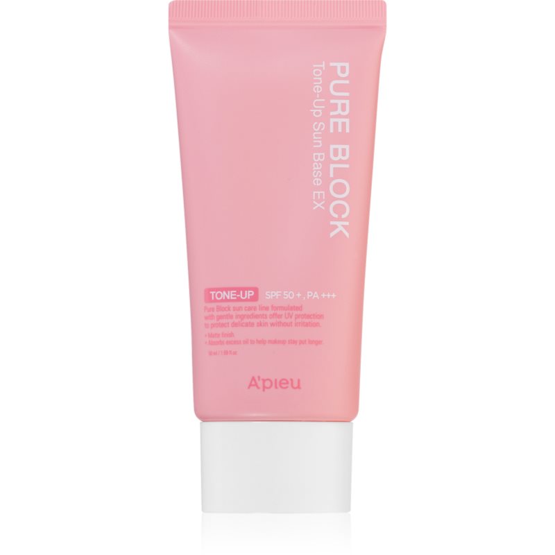A’pieu Pure Block crema de fata cu efect de protectie SPF 50+