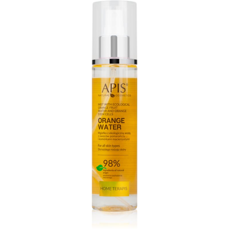 Apis Natural Cosmetics Orange Water ceață de piele hidratantă și energizantă pentru corp 150 ml