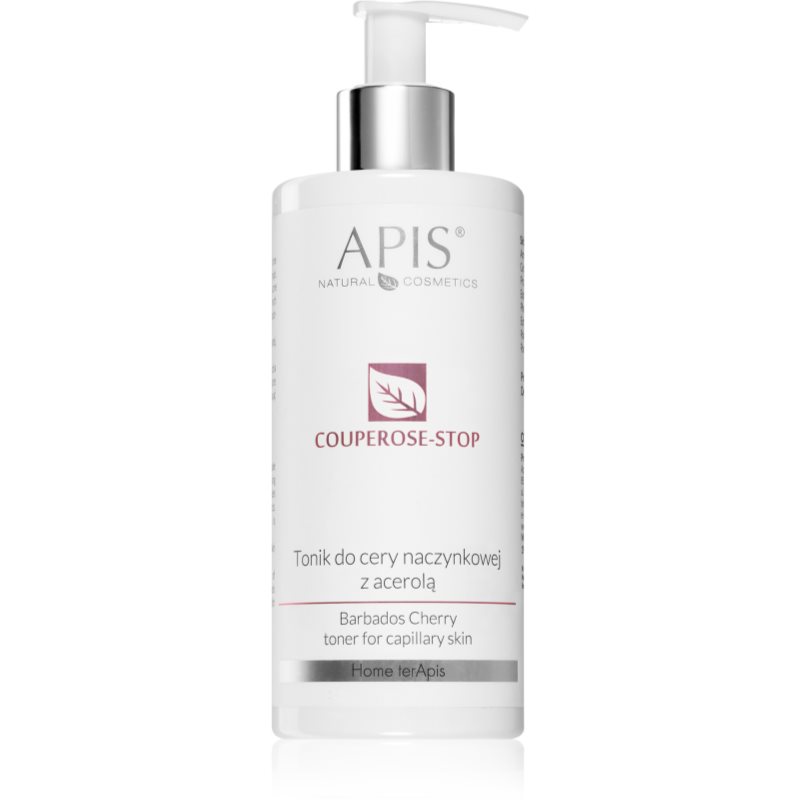 Apis Natural Cosmetics Couperose-Stop tonic hidratant pentru piele sensibila cu tendinte de inrosire 300 ml