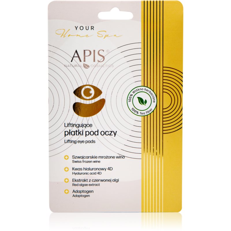 Apis Natural Cosmetics Home Spa masca pentru ochi cu efect lifting 1 pereche