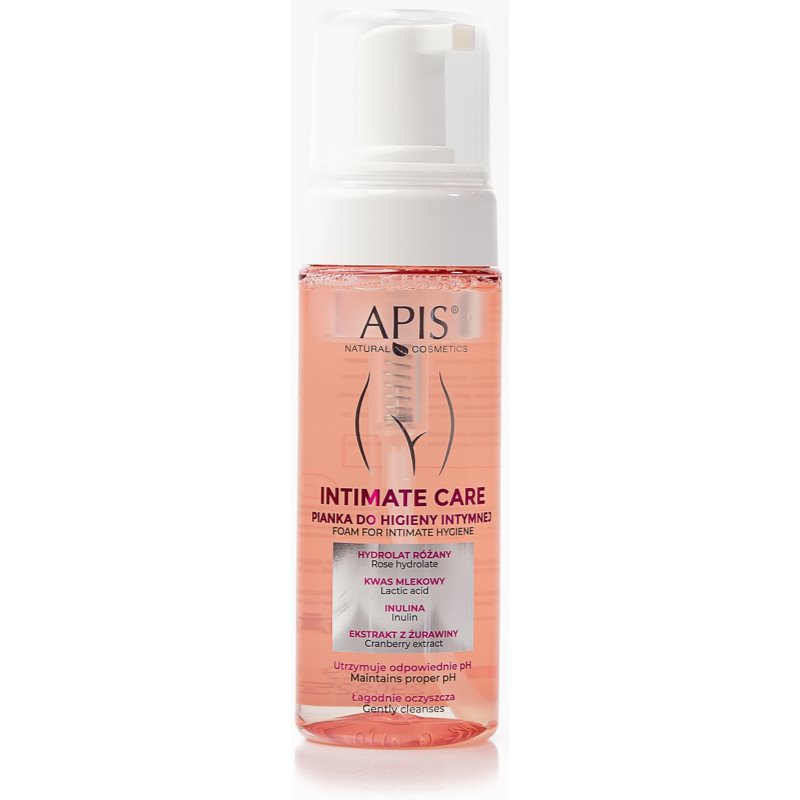 Apis Natural Cosmetics Intimate Care demachiant spumant delicat pentru igiena intima 150 ml