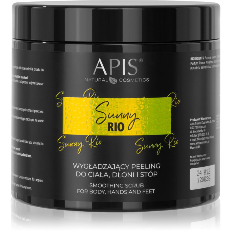 Apis Natural Cosmetics SUNNY RIO exfoliant de corp pentru matifiere 700 g