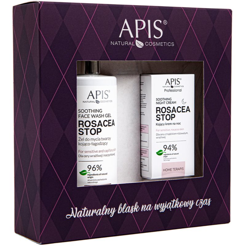 Apis Natural Cosmetics Rosacea-Stop set cadou împotriva roșeții tenului