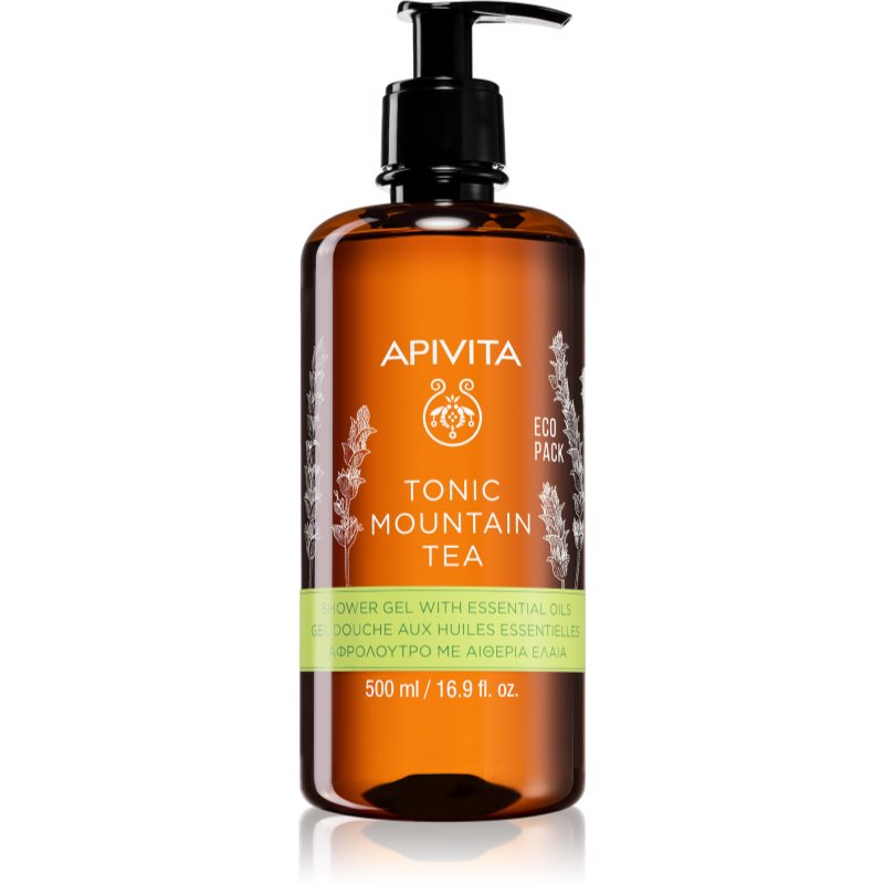 Apivita Tonic Mountain Tea Tonifying Shower Gel gel de dus tonifiant 500 ml