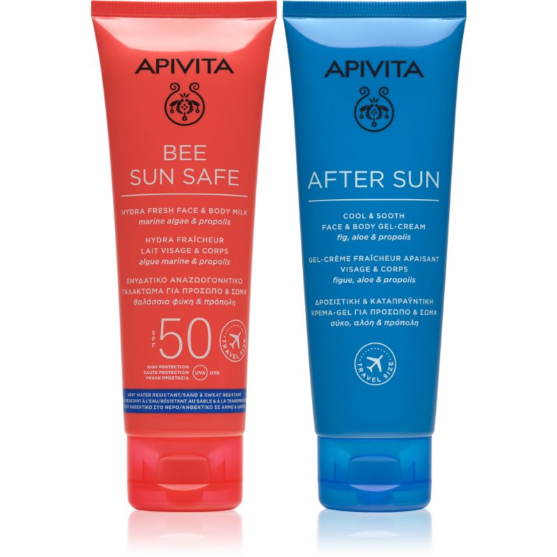 Apivita Bee Sun Safe Beach Essentials set cadou plaja SPF 50