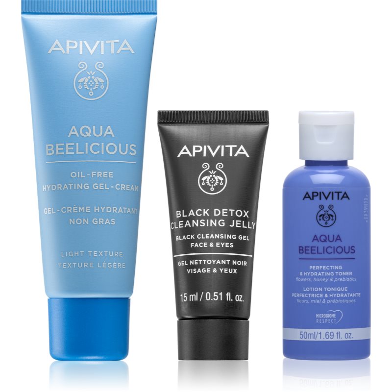 Apivita Aqua Beelicious Hydrating &amp; Refreshing Routine Set set pentru îngrijirea tenului pentru luminozitate si hidratare