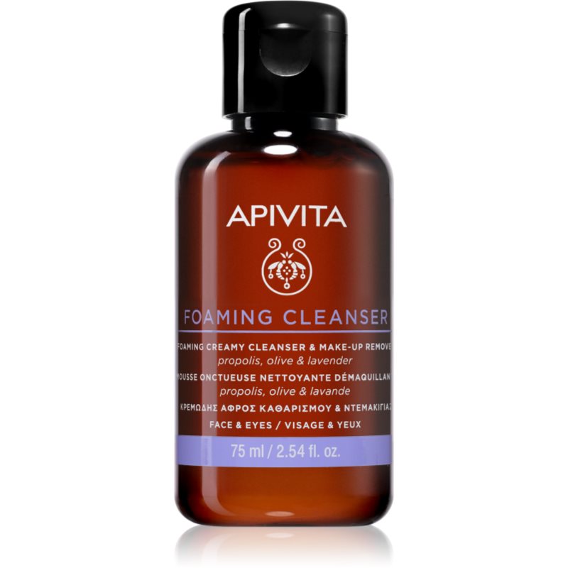 Apivita Cleansing Foaming Cleanser demachiant spumant delicat 75 ml