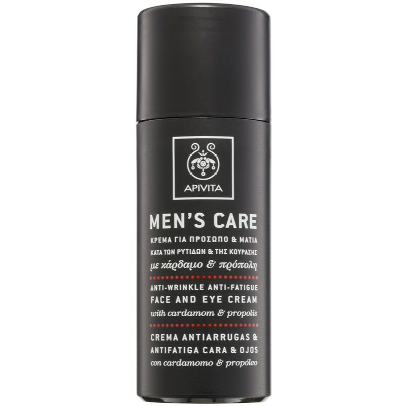 Apivita Men\'s Tonic Cream Cardamom & Propolis crema anti-rid pentru față și ochi 50 ml