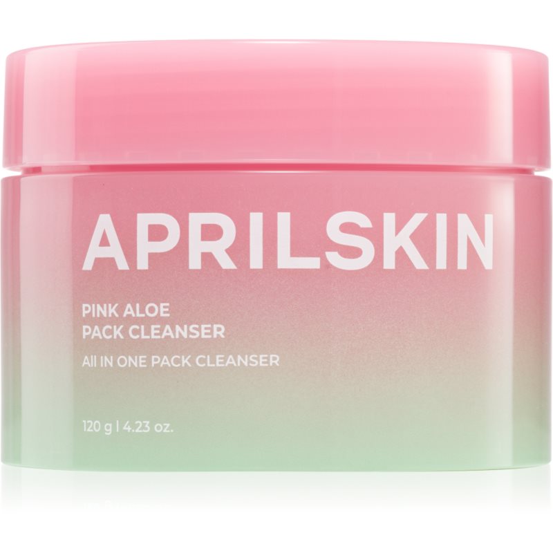 APRILSKIN Pink Aloe Pack Cleanser lotiune de curatare cu efect de hidratare 120 g