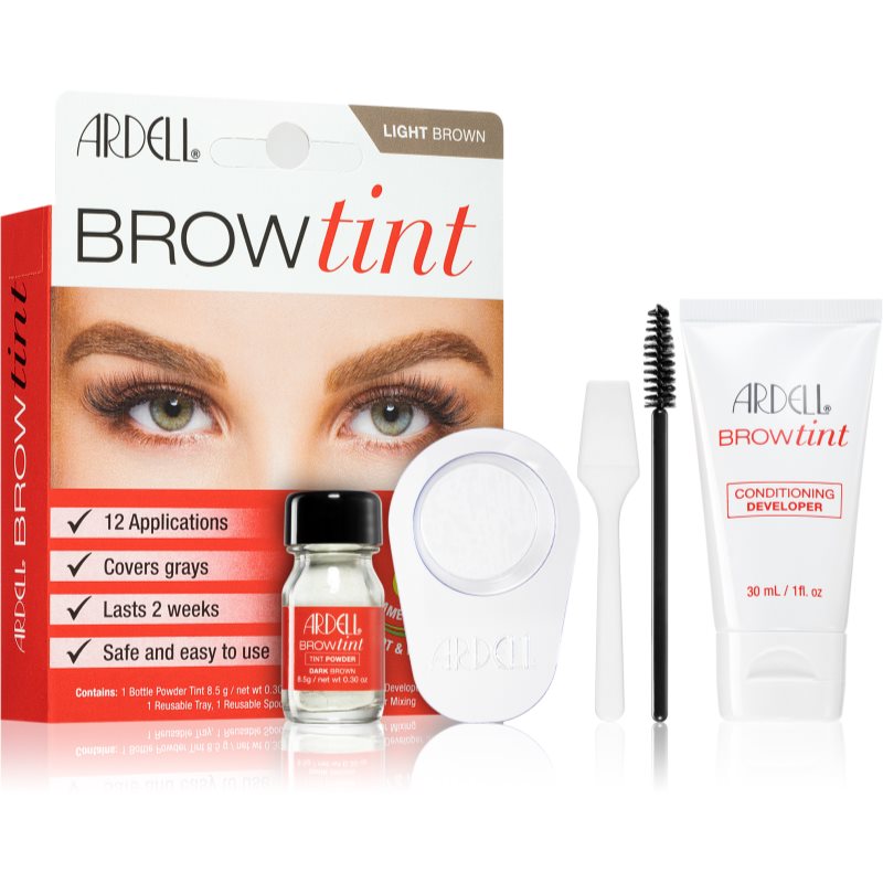 Ardell Brow Tint culoare pentru sprancene culoare Light Brown