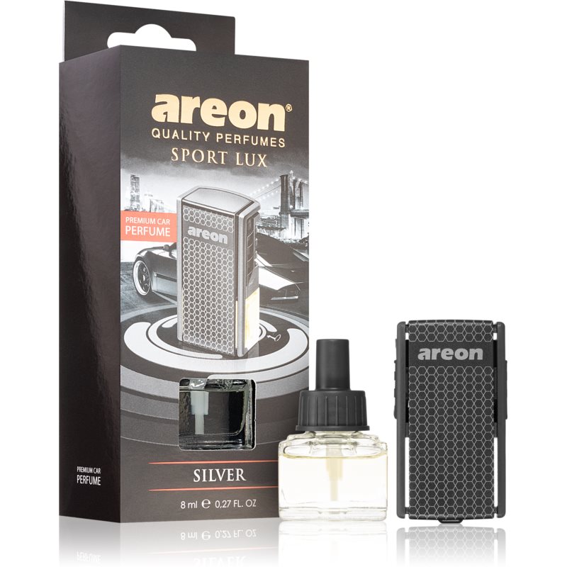 Areon Car Black Edition Silver parfum pentru masina 8 ml