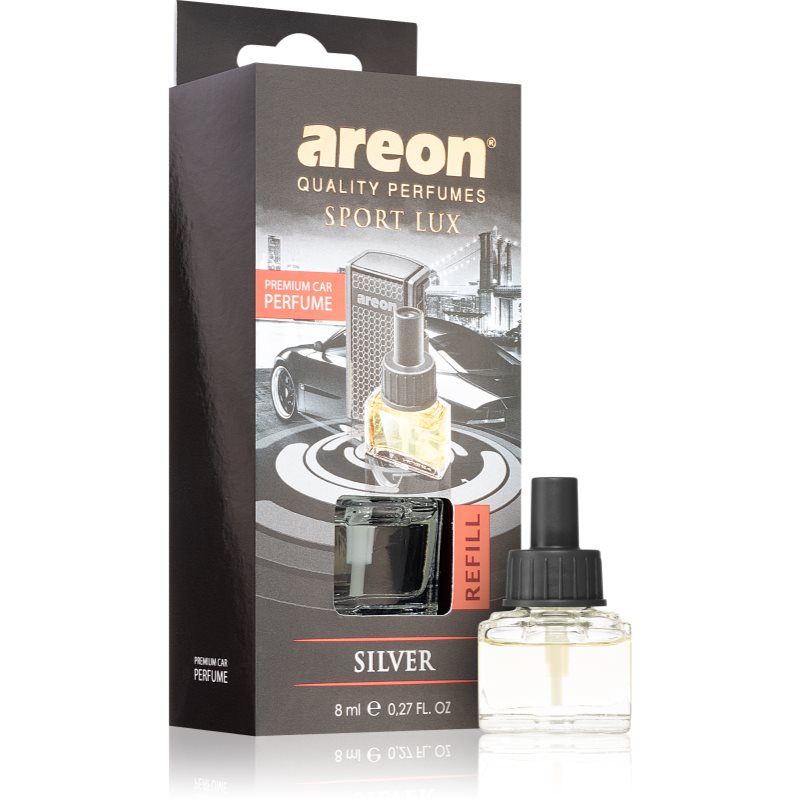 Areon Car Black Edition Silver parfum pentru masina rezervă 8 ml