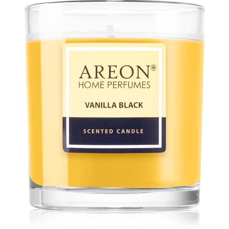 Areon Scented Candle Vanilla Black lumânare parfumată 120 g