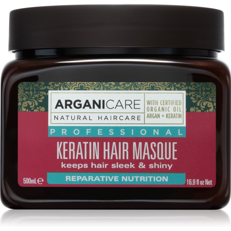 Arganicare Keratin masca de par hranitoare 500 ml