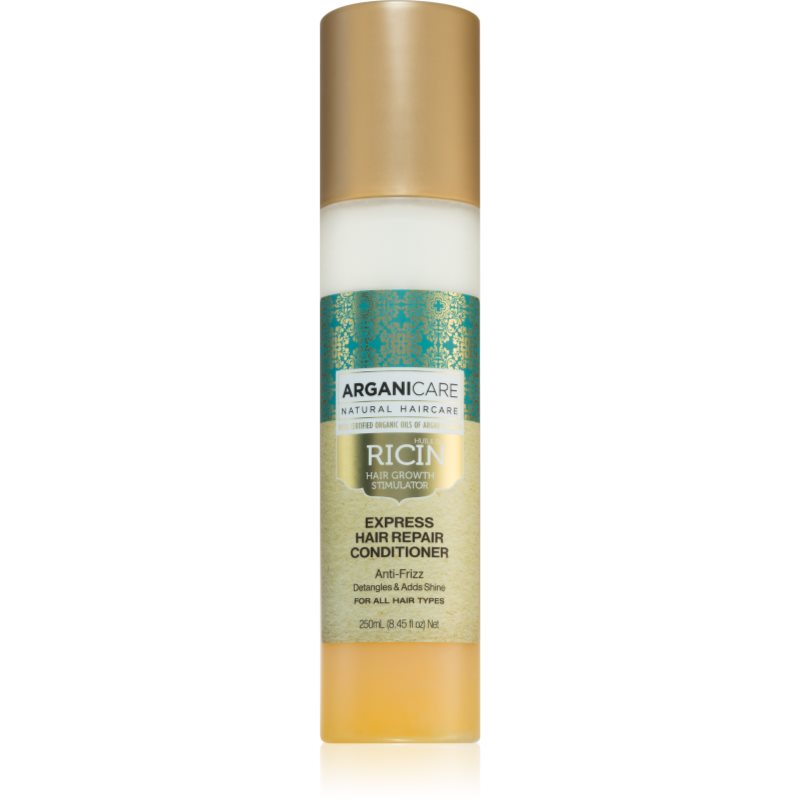 Arganicare Ricin Express Hair Repair Conditioner balsam (nu necesita clatire) pentru par deteriorat 250 ml
