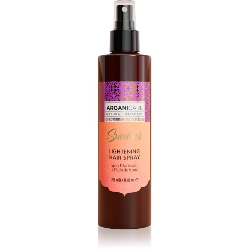Arganicare Summer Lightening Hair Spray spray pentru păr zesvětlující 250 ml
