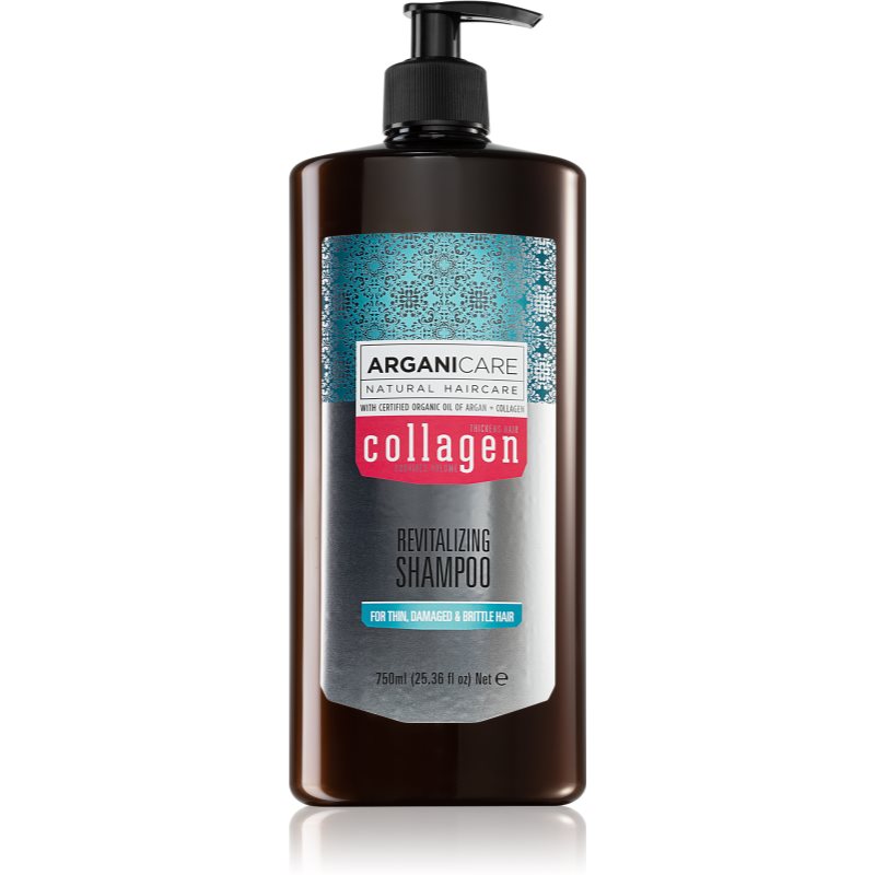 Arganicare Collagen Revitalizing Shampoo șampon revitalizant pentru strălucirea părului slab 750 ml