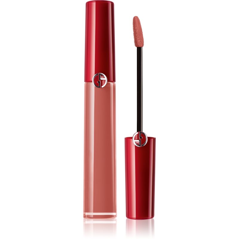 Armani Lip Maestro Liquid Lipstick Ruj de buze lichid, de lunga durata culoare 214 Peachy Brown 6.5 ml
