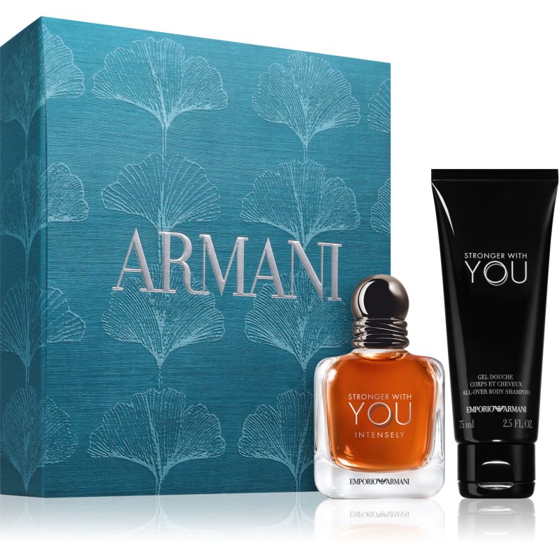Armani Emporio Stronger With You Intensely set cadou pentru bărbați