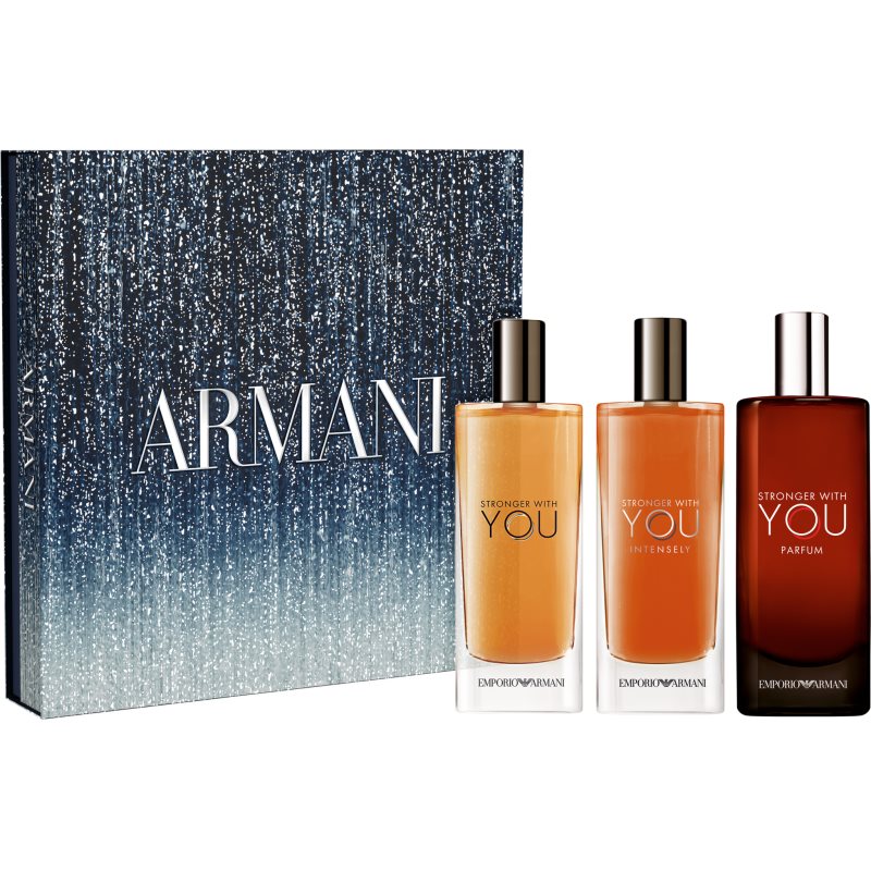 Armani Emporio Stronger With You Trio set pentru bărbați