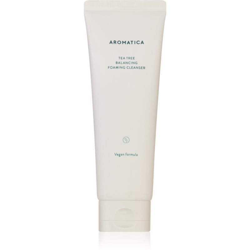 AROMATICA Tea Tree Balancing gel de curatare spumant pentru ten gras si problematic 180 g