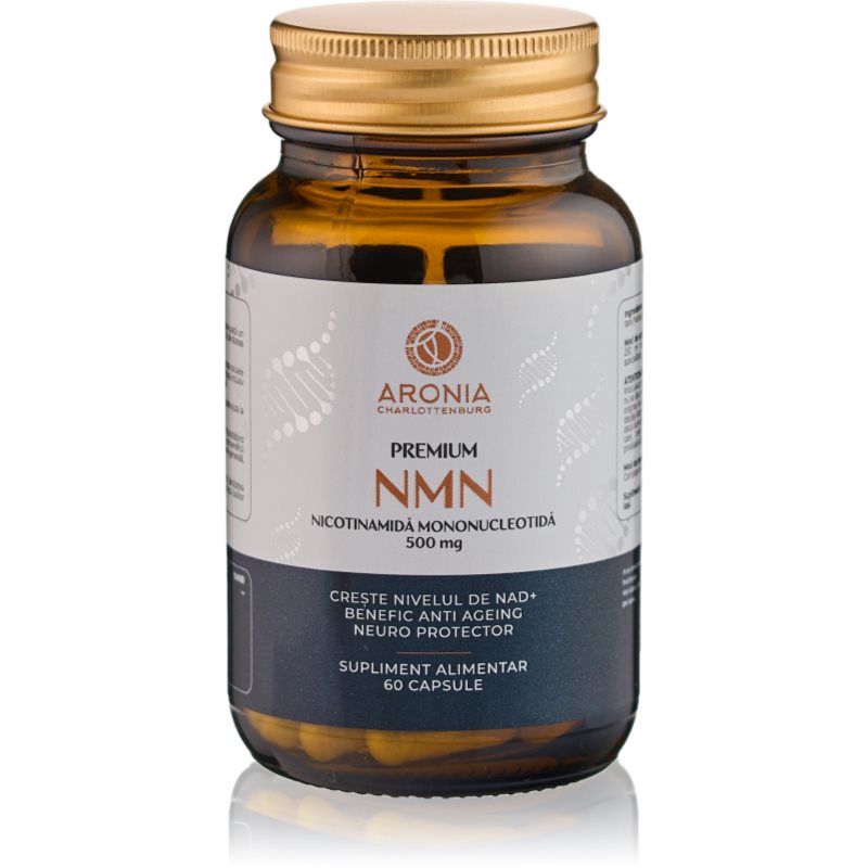 Aronia Charlotteburg Premium Aronia NMN capsule pentru menținerea energiei și a capacității cognitive 60 caps. Aronia Charlotteburg Premium Aronia NMN capsule pentru menținerea energiei și a capacității cognitive 60 caps.