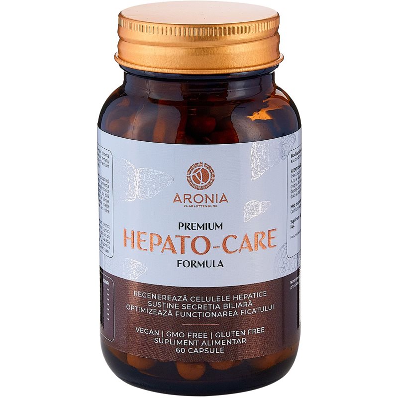 Aronia Charlotteburg Hepato- Care capsule pentru susținerea sănătății ficatului 60 caps.