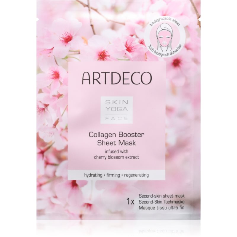 ARTDECO Skin Yoga Collagen mască textilă fortifiantă 23 ml