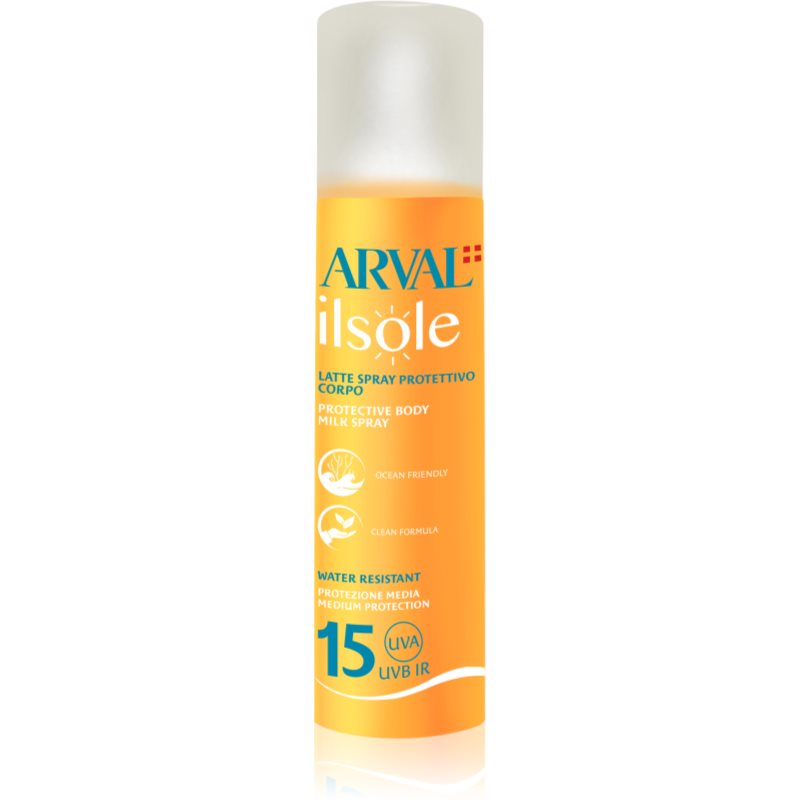 Arval IlSole Protective Body Milk Spray SPF 15 spay-lotiune de protectie solara 200 ml