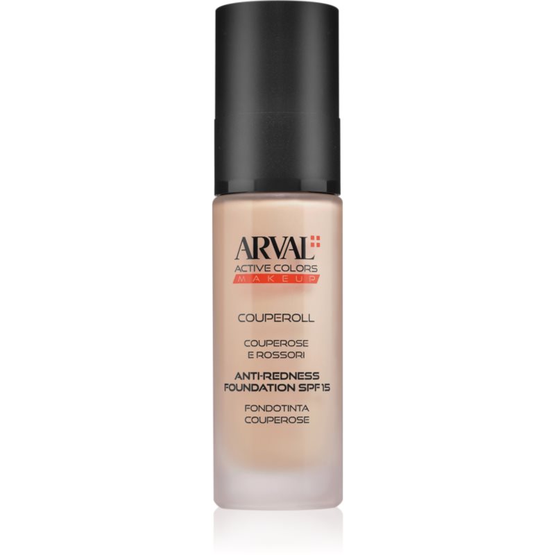 Arval Couperoll Anti-redness foundation SPF15 acoperire make-up SPF 15 30 ml